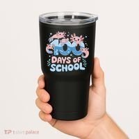100 Days Of School Axolotl Teacher Tumbler thumb 2