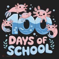 100 Days Of School Axolotl Teacher Tumbler thumb 3
