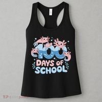 100 Days Of School Axolotl Teacher Women's Tank Top thumb 3