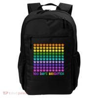 100 Days Of School Brighter Rainbow Star Backpack thumb 0