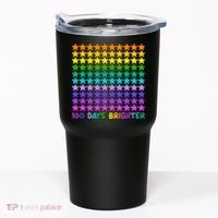 100 Days Of School Brighter Rainbow Star Tumbler thumb 0