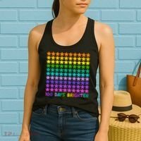 100 Days Of School Brighter Rainbow Star Women's Tank Top thumb 2
