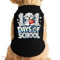 101 Days Of School Dog 100th Day Teacher Students Doggie Tank thumb 0