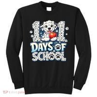 101 Days Of School Dog 100th Day Teacher Students Sweatshirt thumb 0