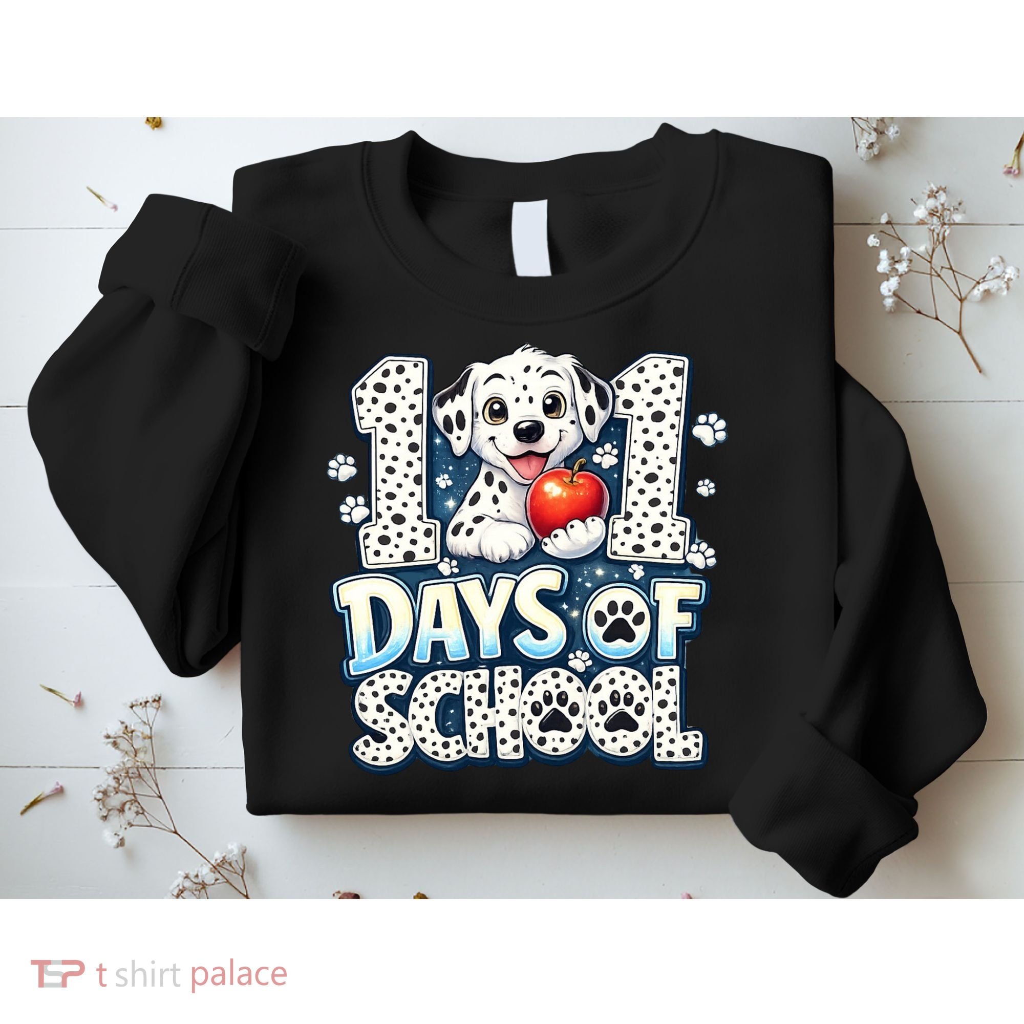101 Days Of School Dog 100th Day Teacher Students Sweatshirt