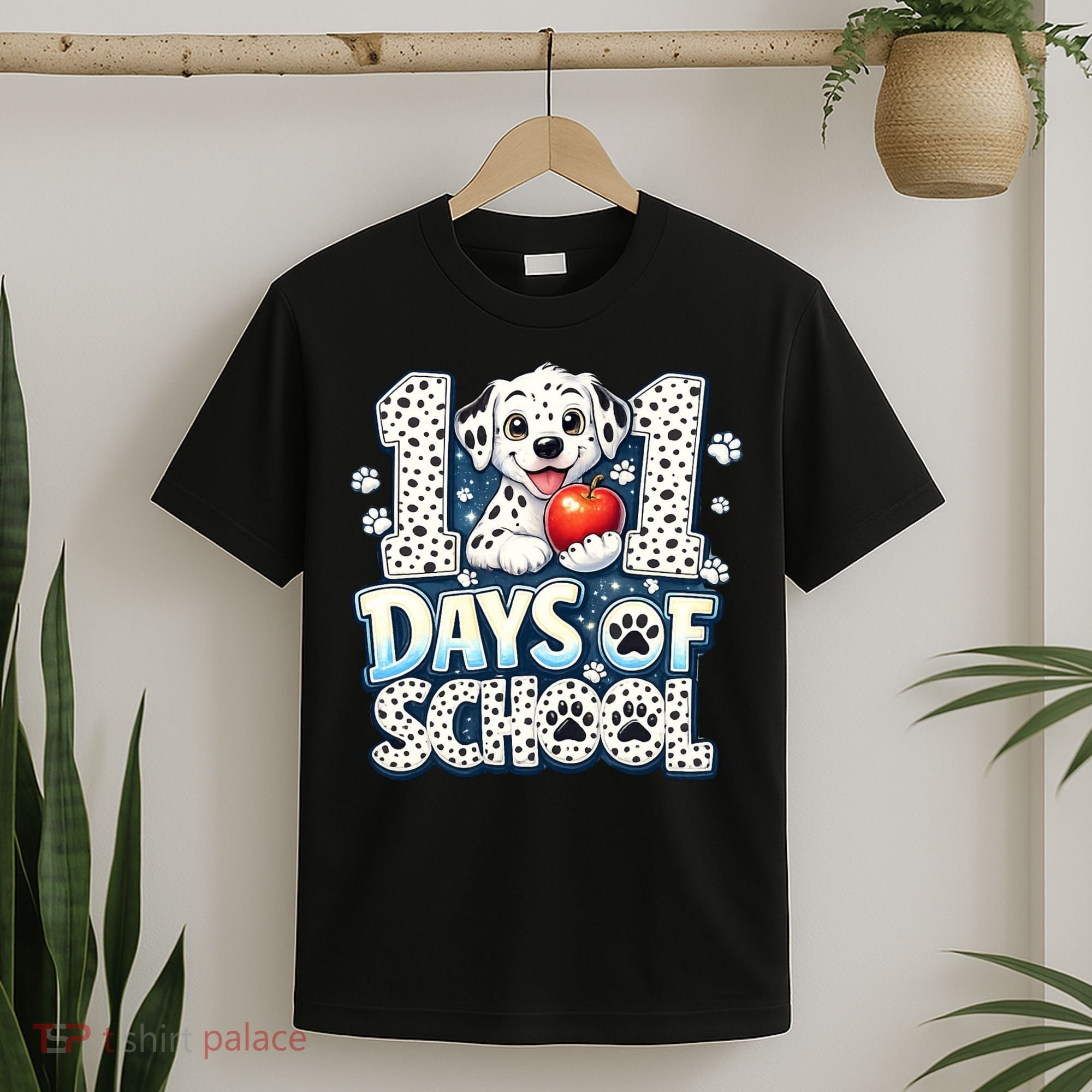 101 Days Of School Dog 100th Day Teacher Students T-Shirt