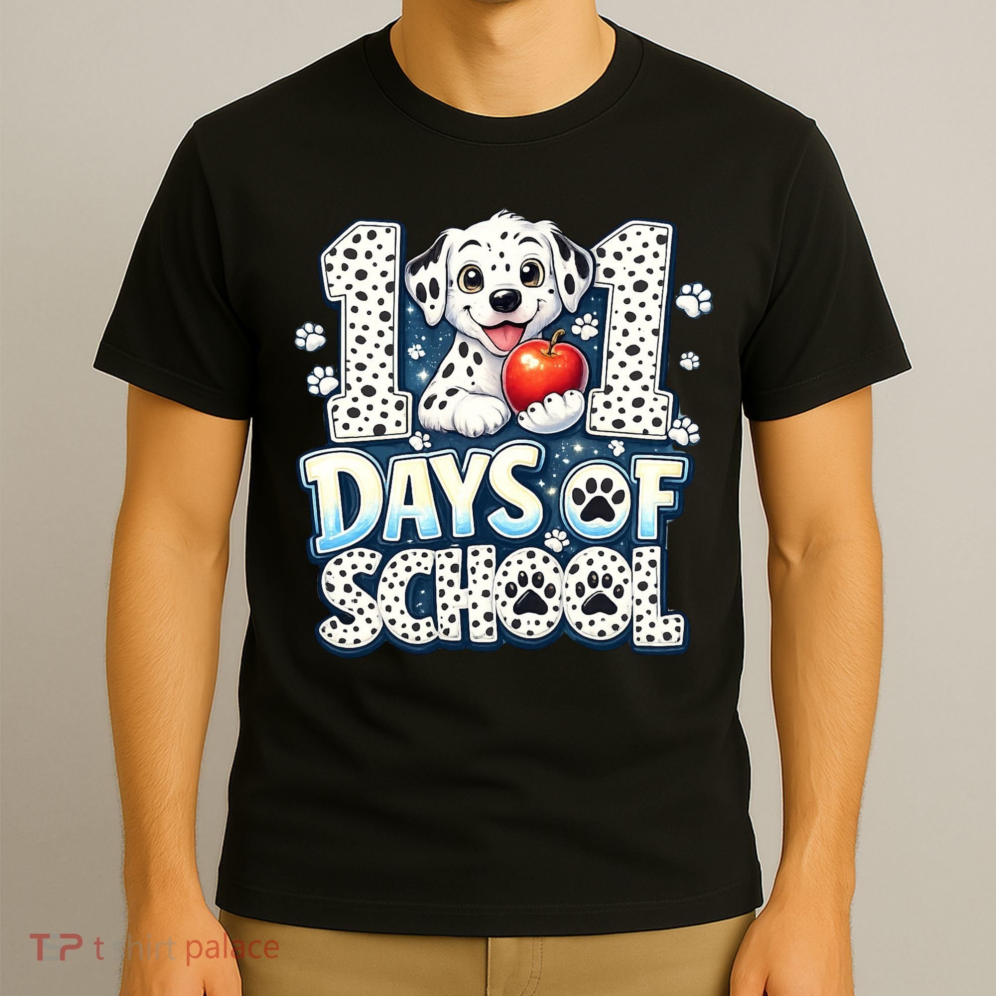 101 Days Of School Dog 100th Day Teacher Students T-Shirt