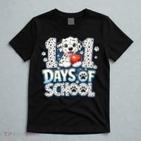 101 Days Of School Dog 100th Day Teacher Students T-Shirt thumb 5