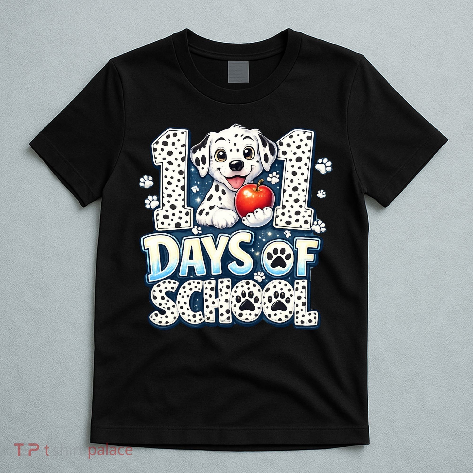 101 Days Of School Dog 100th Day Teacher Students T-Shirt