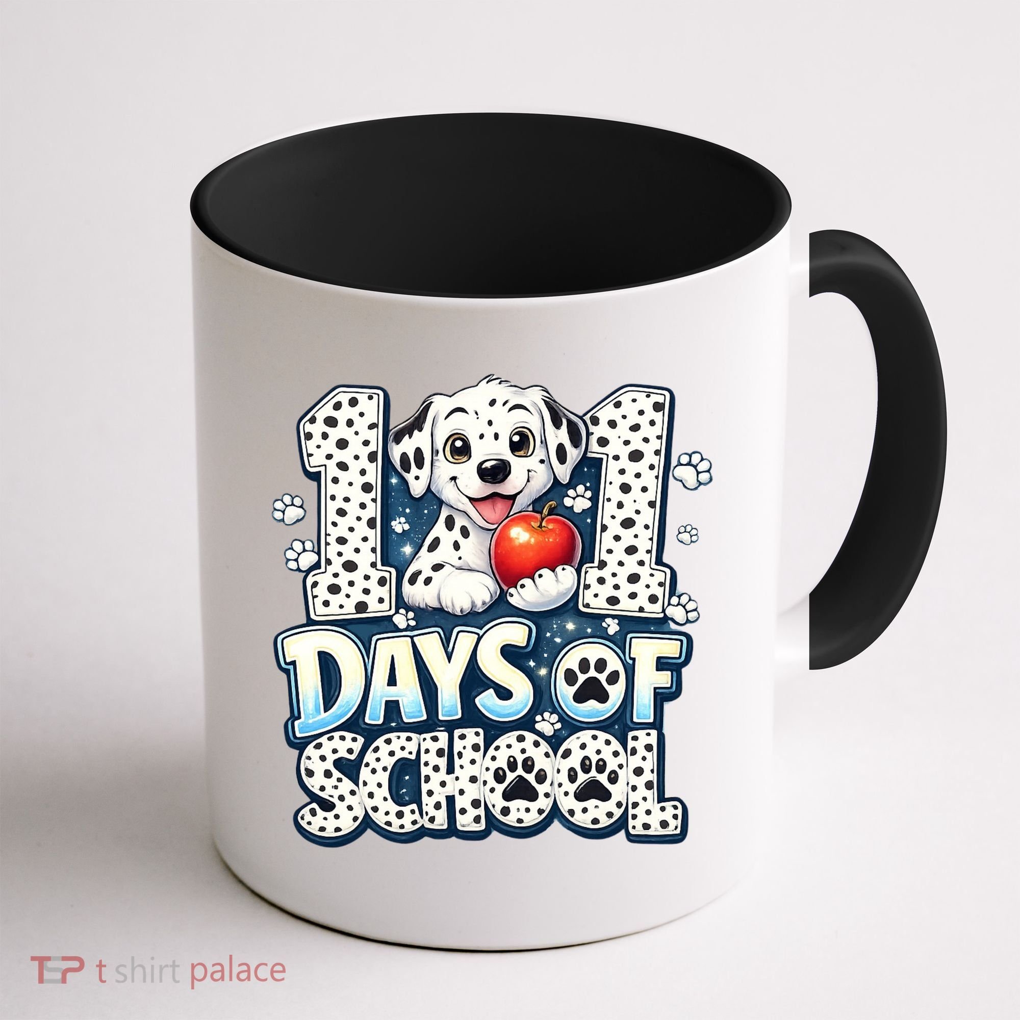101 Days Of School Dog 100th Day Teacher Students Coffee Mug