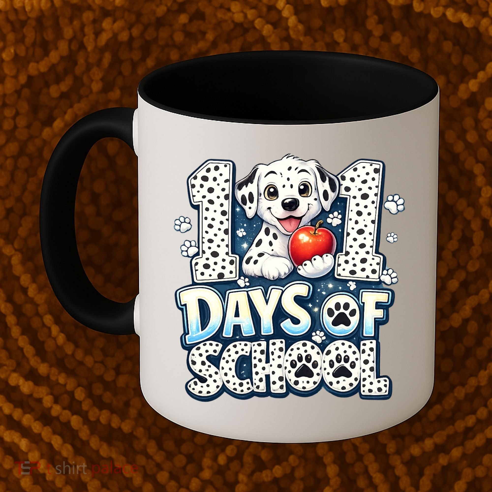 101 Days Of School Dog 100th Day Teacher Students Coffee Mug