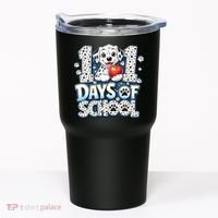 101 Days Of School Dog 100th Day Teacher Students Tumbler thumb 0