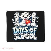 101 Days Of School Dog 100th Day Teacher Students Mousepad thumb 0
