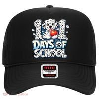 101 Days Of School Dog 100th Day Teacher Students Hat thumb 0