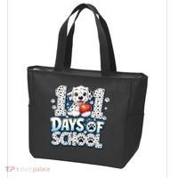 101 Days Of School Dog 100th Day Teacher Students Tote Bag thumb 3