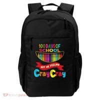100 Days Of School Got Me Feeling Cray Cray Backpack thumb 0
