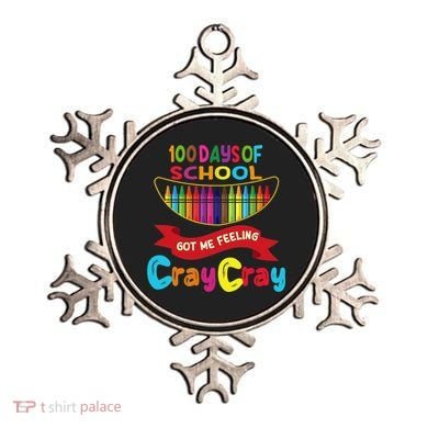 100 Days Of School Got Me Feeling Cray Cray Ornament