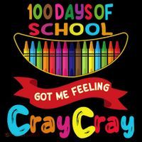 100 Days Of School Got Me Feeling Cray Cray Ornament thumb 1