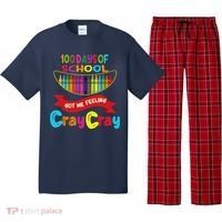 100 Days Of School Got Me Feeling Cray Cray Pajama Set thumb 0