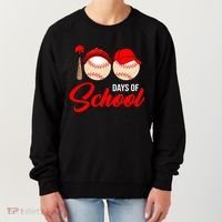 100 Days Of School Baseball Women's Sweatshirt thumb 0