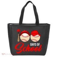 100 Days Of School Baseball Tote Bag thumb 0