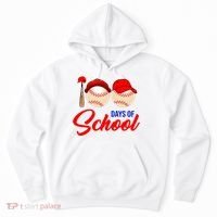 100 Days Of School Baseball Hoodie thumb 0