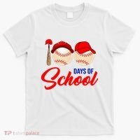 100 Days Of School Baseball T-Shirt thumb 0