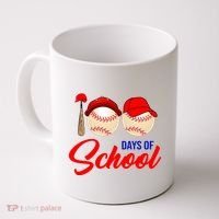 100 Days Of School Baseball Coffee Mug thumb 0