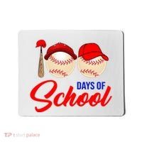 100 Days Of School Baseball Mousepad thumb 0