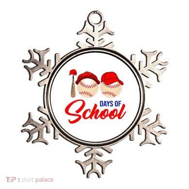 100 Days Of School Baseball Ornament