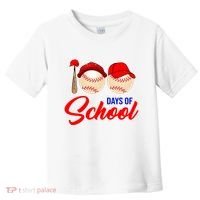 100 Days Of School Baseball Toddler T-Shirt thumb 0