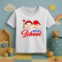 100 Days Of School Baseball Toddler T-Shirt thumb 3
