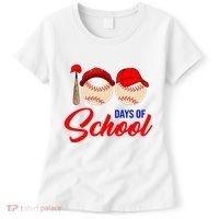 100 Days Of School Baseball Women's T-Shirt thumb 0