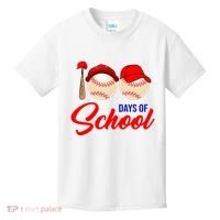 100 Days Of School Baseball Kids T-Shirt thumb 0
