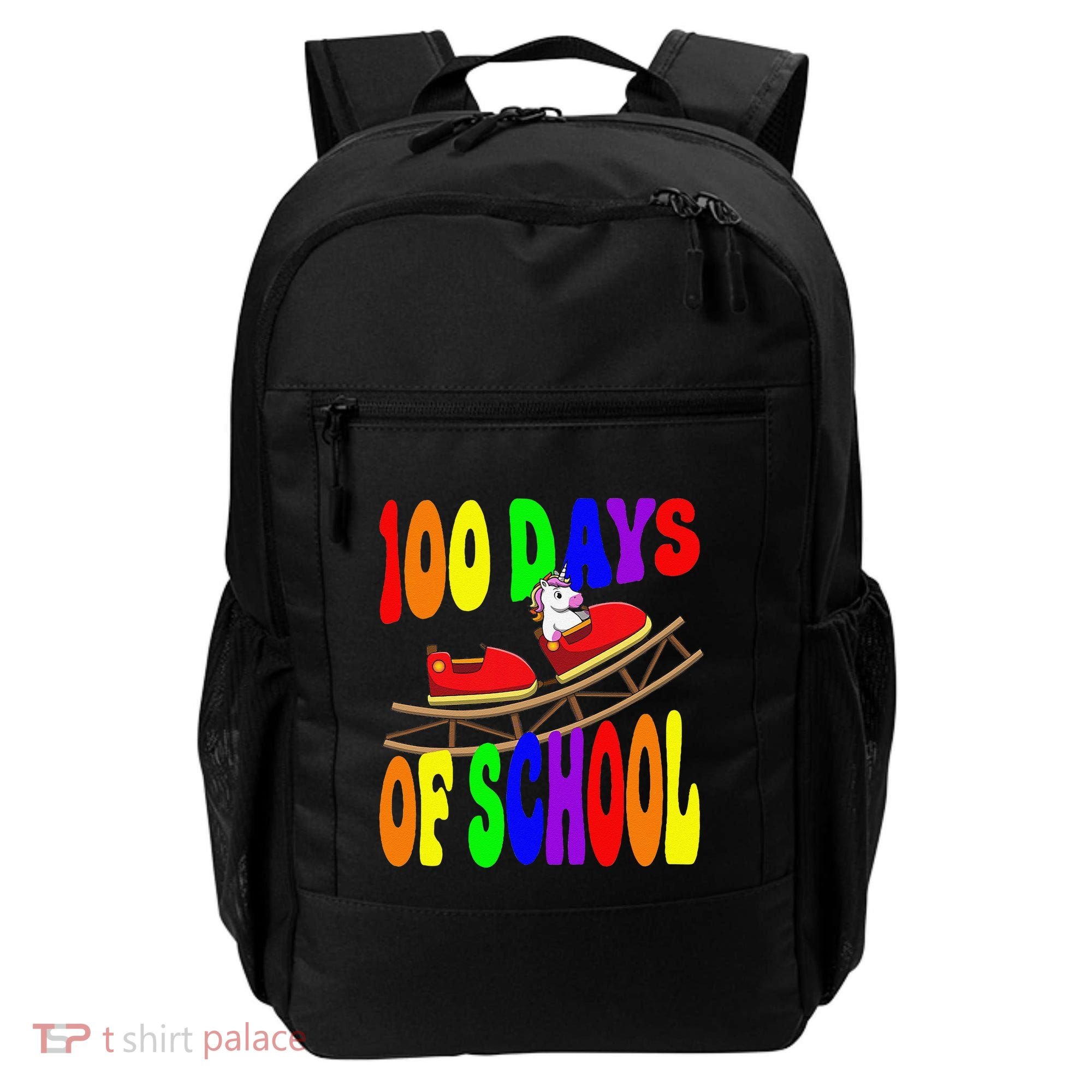 100 Days Of School Unicorn In Elementary Grade School Backpack