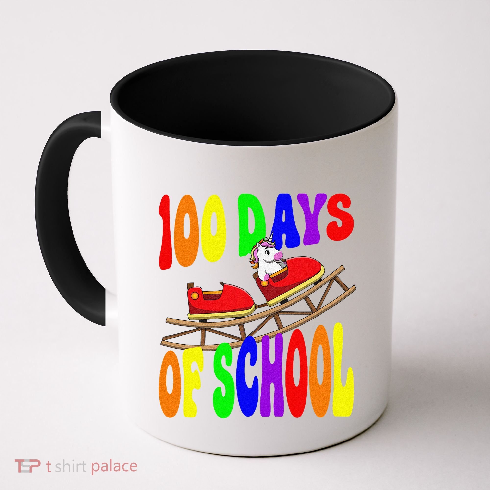 100 Days Of School Unicorn In Elementary Grade School Coffee Mug