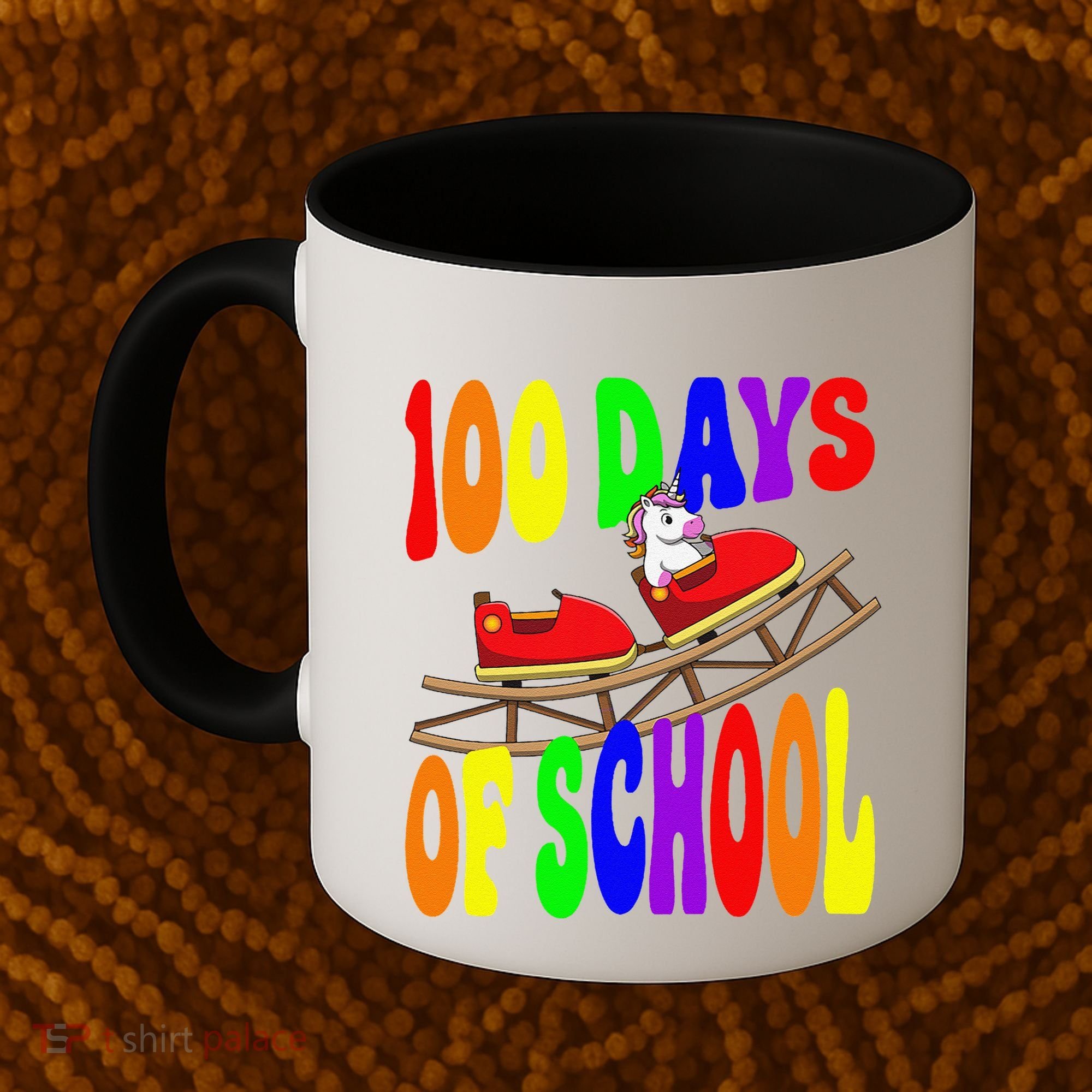 100 Days Of School Unicorn In Elementary Grade School Coffee Mug
