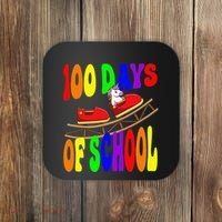 100 Days Of School Unicorn In Elementary Grade School Coaster thumb 0