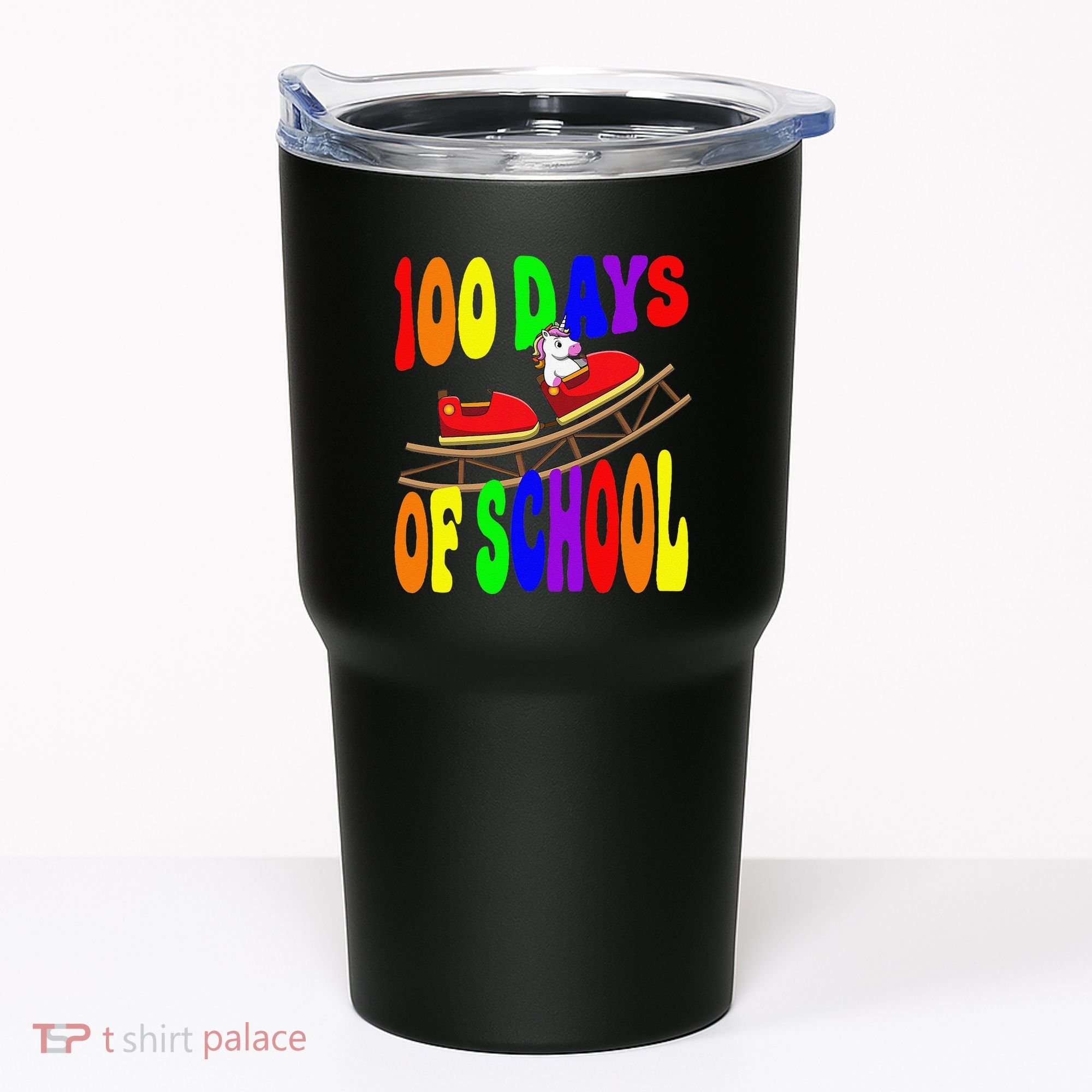 100 Days Of School Unicorn In Elementary Grade School Tumbler