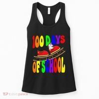 100 Days Of School Unicorn In Elementary Grade School Women's Tank Top thumb 0