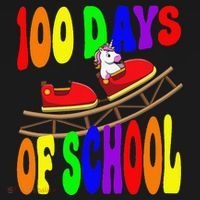 100 Days Of School Unicorn In Elementary Grade School Baby Bodysuit thumb 2
