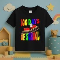 100 Days Of School Unicorn In Elementary Grade School Toddler T-Shirt thumb 3