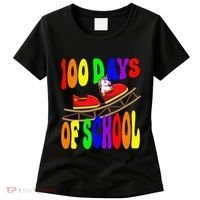 100 Days Of School Unicorn In Elementary Grade School Women's T-Shirt thumb 0