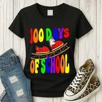 100 Days Of School Unicorn In Elementary Grade School Women's T-Shirt thumb 3