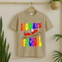 100 Days Of School Unicorn In Elementary Grade School T-Shirt thumb 2