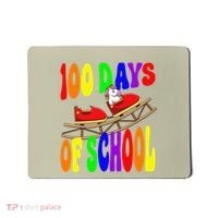 100 Days Of School Unicorn In Elementary Grade School Mousepad thumb 0