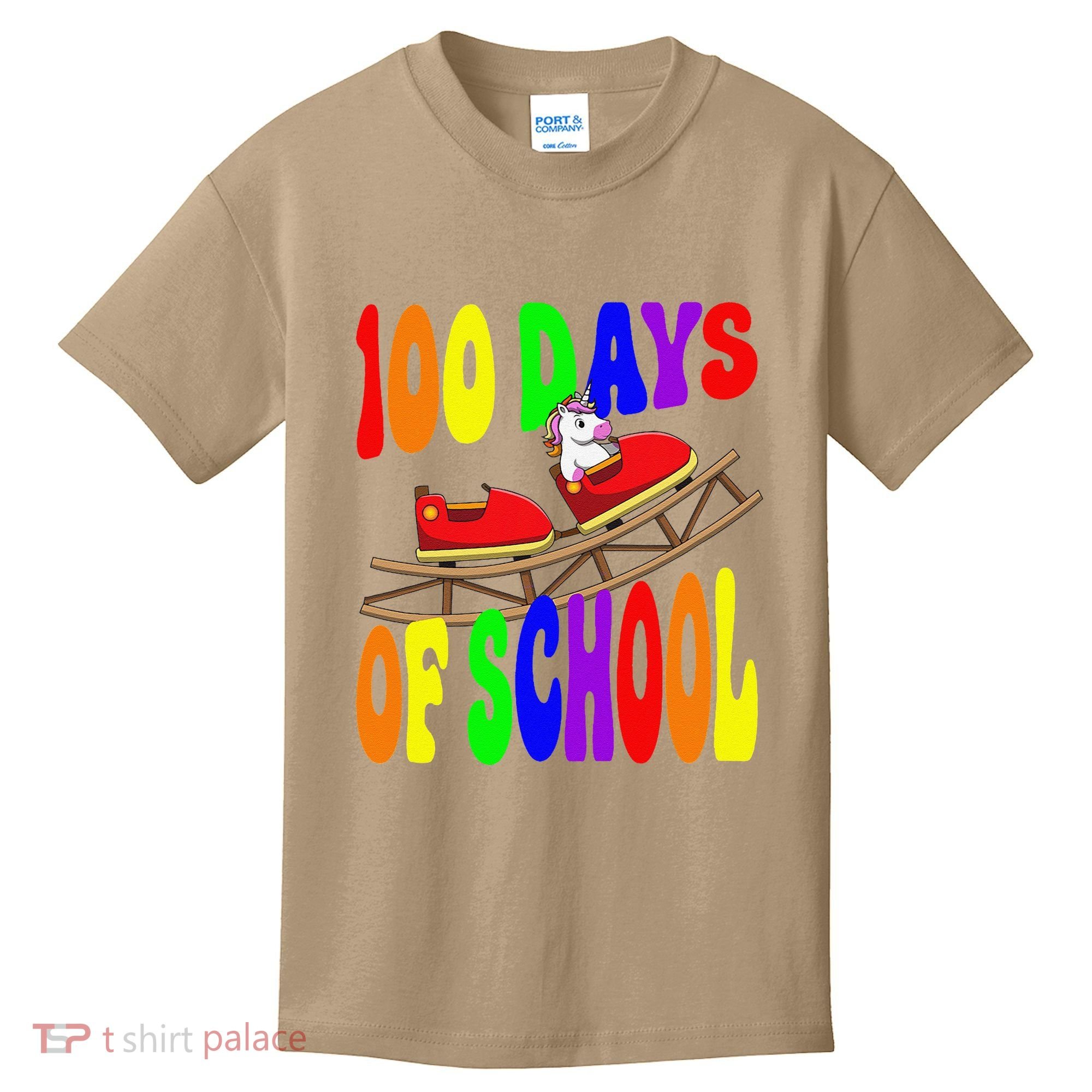 100 Days Of School Unicorn In Elementary Grade School Kids T-Shirt