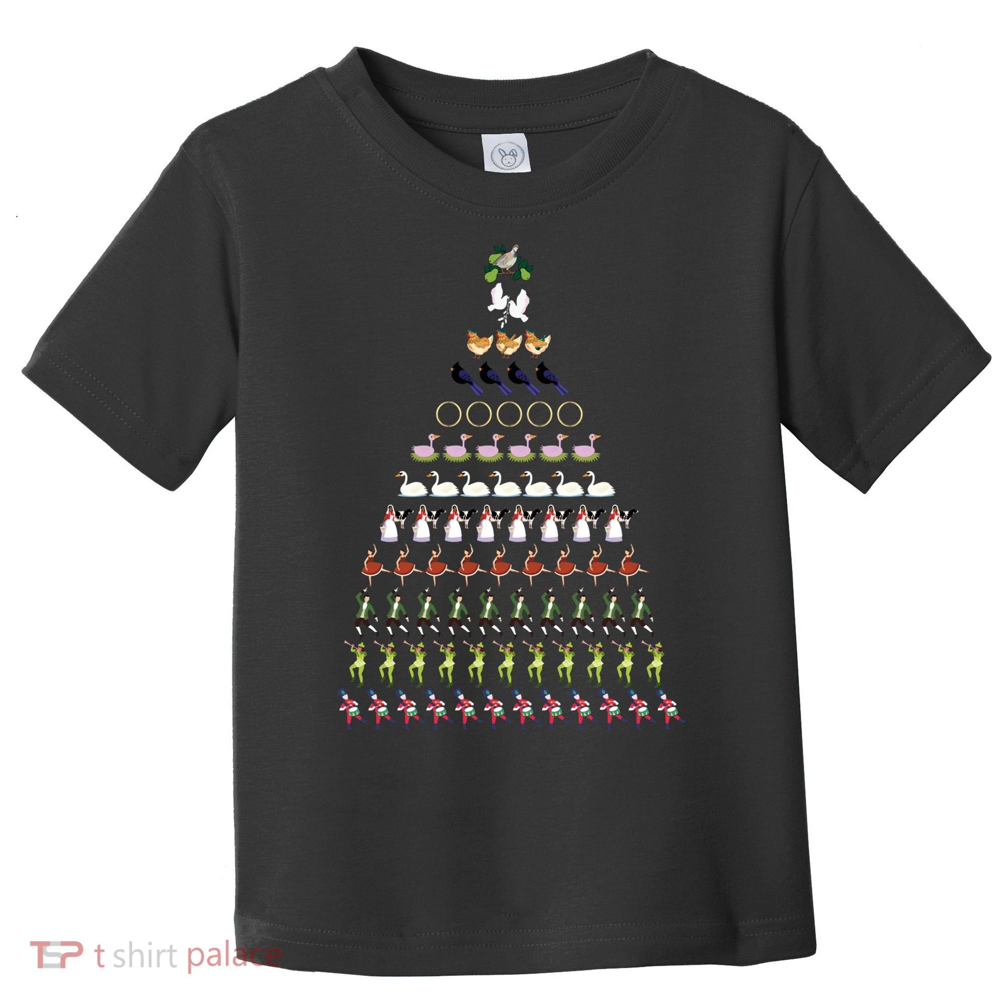 12 Days Of Christmas Essential Toddler T-Shirt