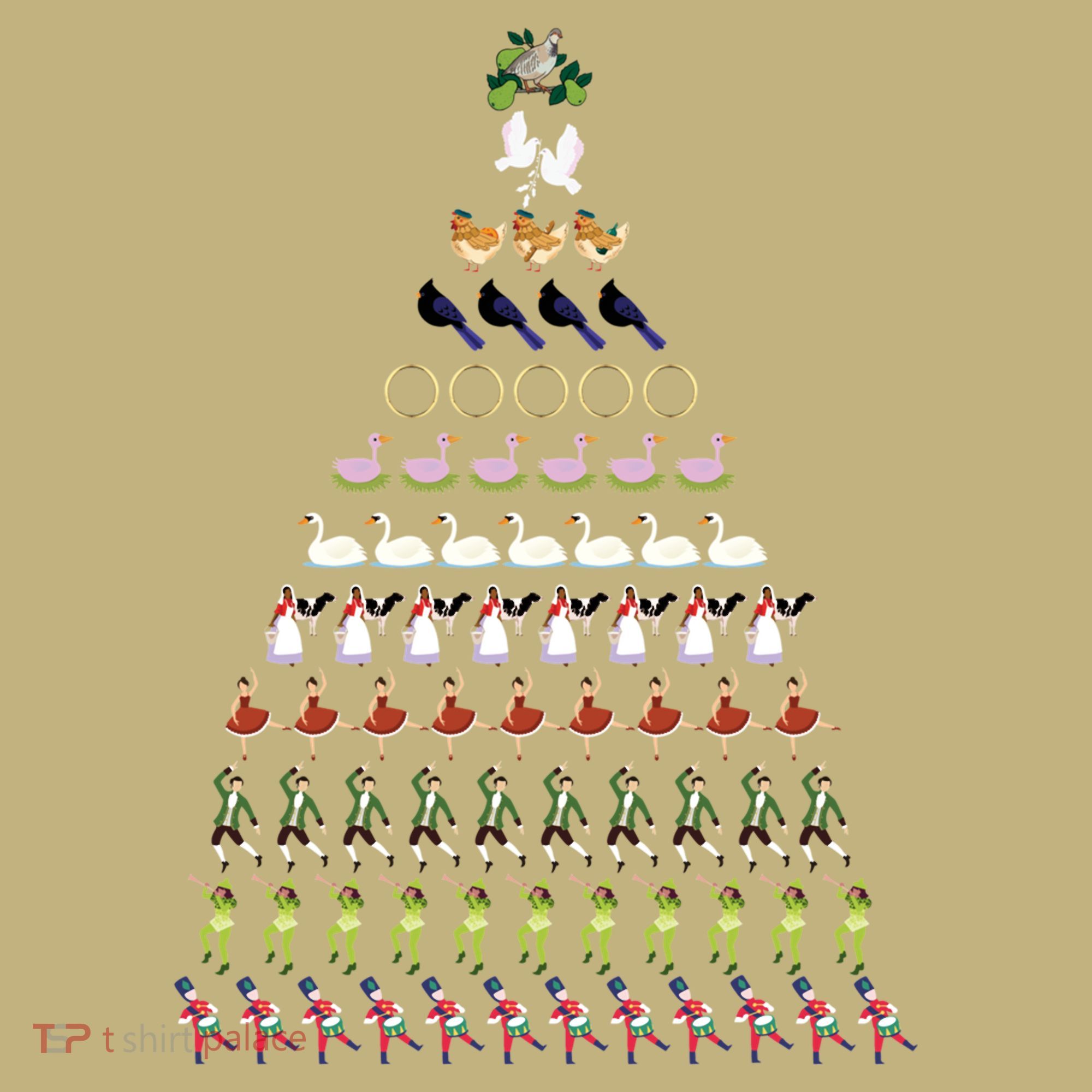 12 Days Of Christmas Essential Polo