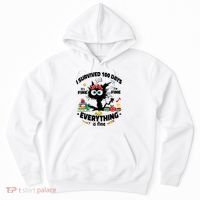 100 Days Of School ItS Fine IM Fine Everything Is Fine Hoodie thumb 0